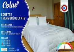 Plapumă termoregulatoare, Temperată, 240 X 220 Cm, Transpirație, Ventilație optimă, 100% bumbac, Percale, Fresh Feel, Franceză Plapumi si pilote Naty Shop