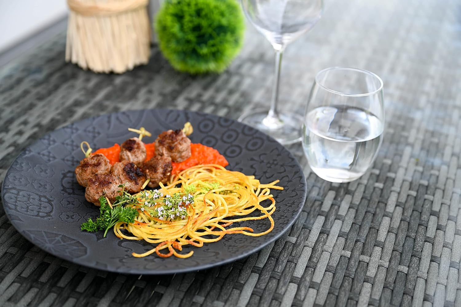 MÄSER 935076 Serie Tiles Vintage Tafelservice für 4 Personen im maurischen Stil Geschirrsets Naty Shop