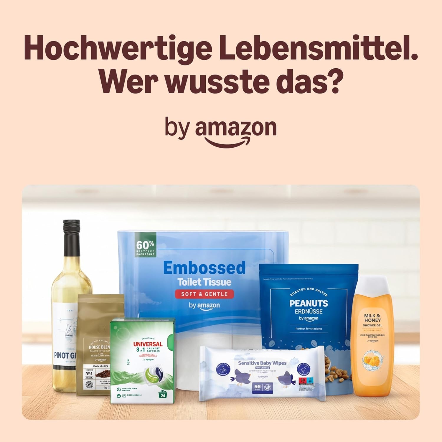 by Amazon Cafe au Lait Dolce Gusto kompatible Kaffeekapseln, 48 Kapseln (3 Packungen mit je 16 Stück)