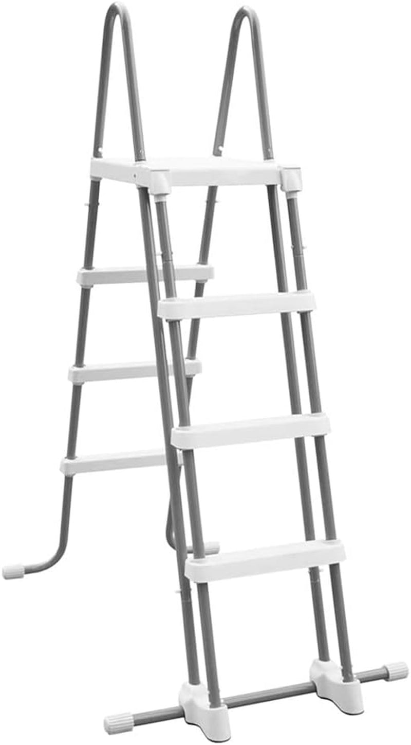 Scară de siguranță 28076, pentru piscine cu înălțimea de 122 cm, gri și Baie pentru picioare - Accesorii pentru piscină - Baie pentru picioare pentru piscină - 56 x 46 x 9 cm