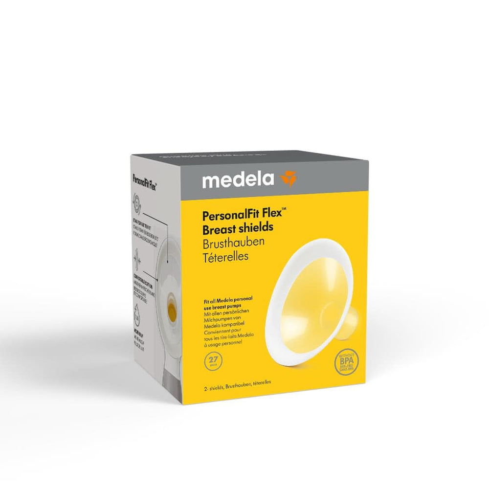 Medela Personalfit Flex Brustüberzug Zubehör Essen und Stillen Baby Naty Shop Weiß L (Packung mit 2 Stück)