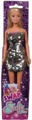 Simba 105733366 - Steffi Love Puppe im coolen Paillettenkleid, mit Swap Effekt, Wendepailletten, es Wird nur EIN Artikel geliefert, 29cm, ab 3 Jahren