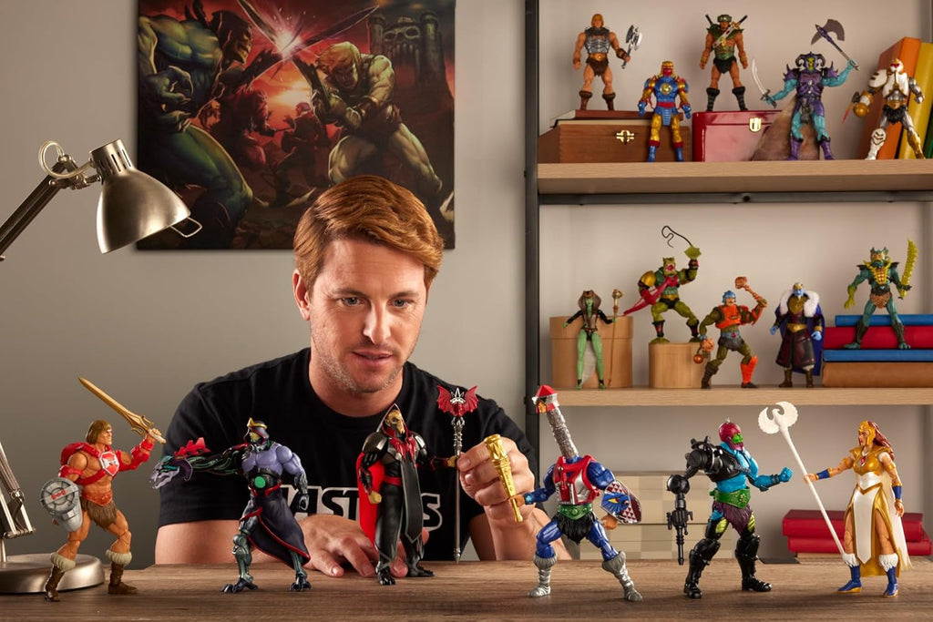 Masters of the Universe Masterverse figurină de acțiune, figurină de colecție Deluxe cu 30 de articulații mobile, piese interschimbabile sau armură, jucărie Motu mare de aproximativ 18 cm, HYC59 Action figures Naty Shop