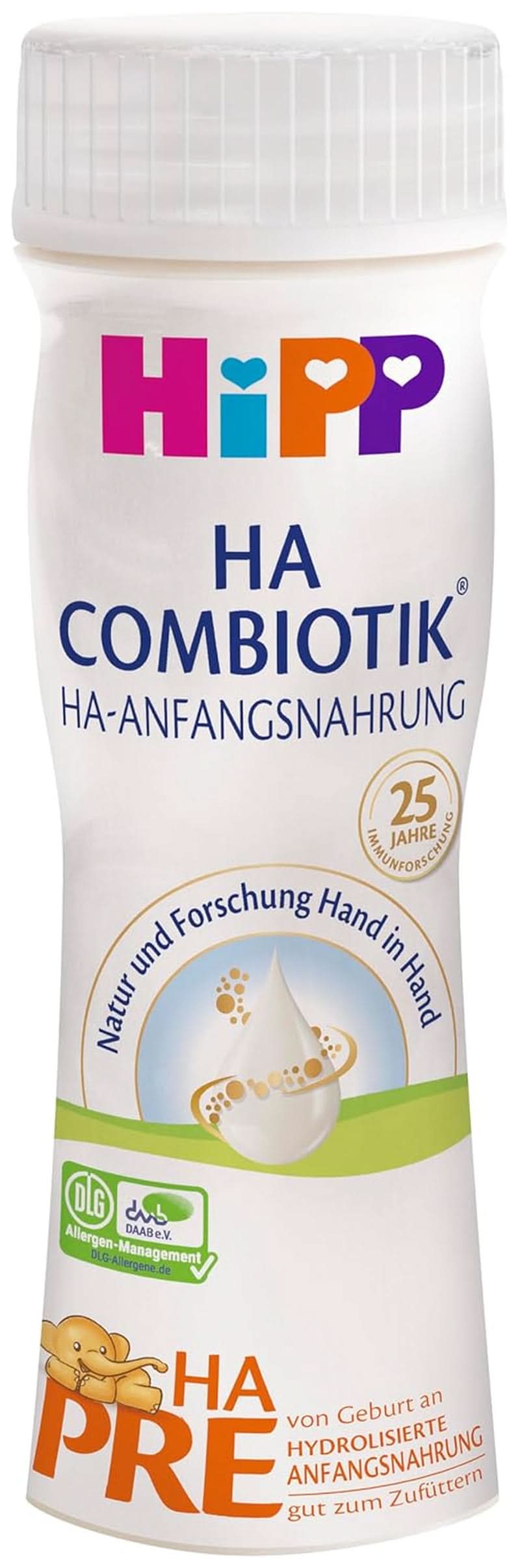 Hipp Pre HA Combiotik 200 ml, 6er Pack (6 x 200 ml) Naty Shop Standardtitel