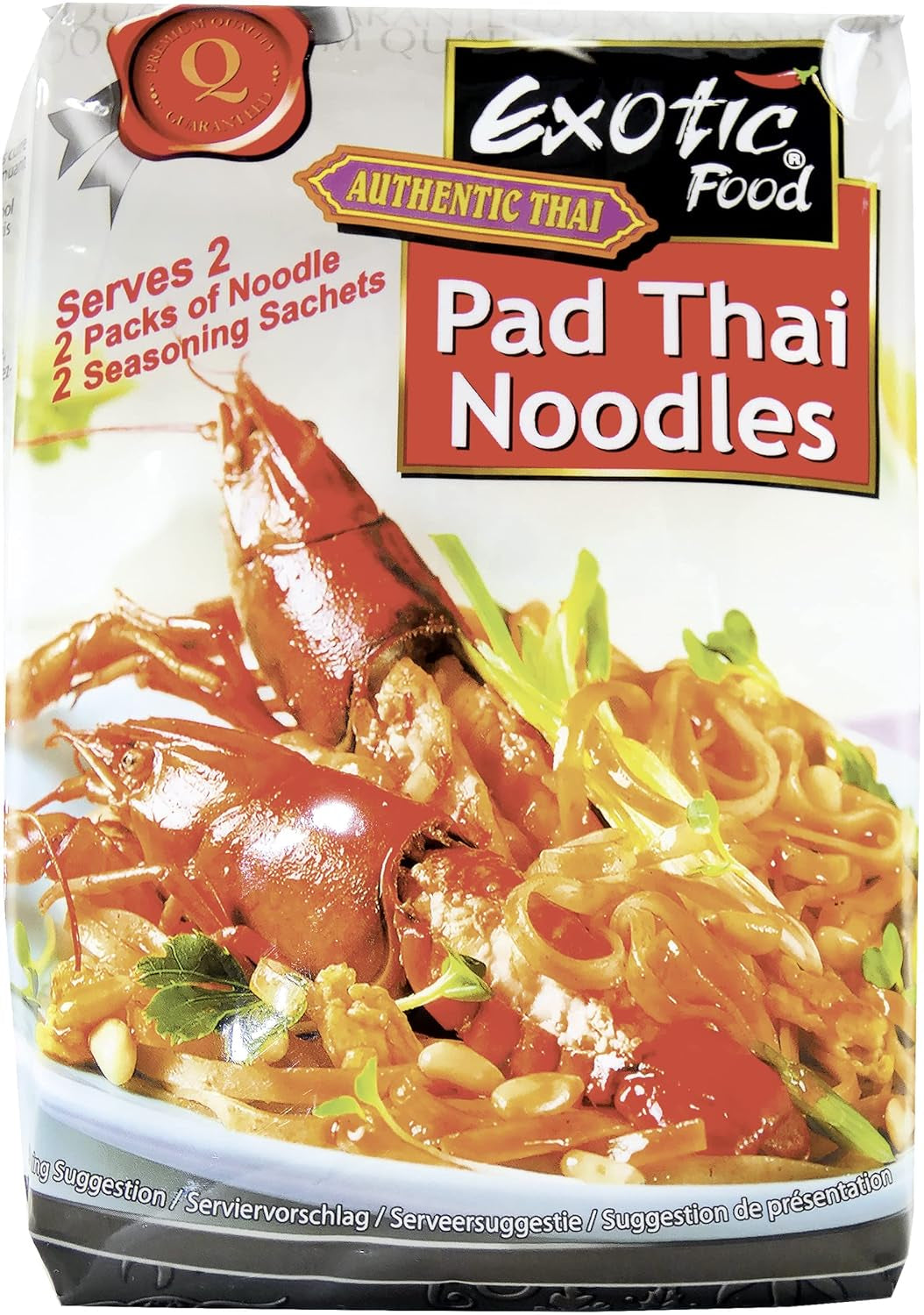 Wok-Reisnudeln (Pad Thai), 2er-Pack (2 Packungen x 300 g)