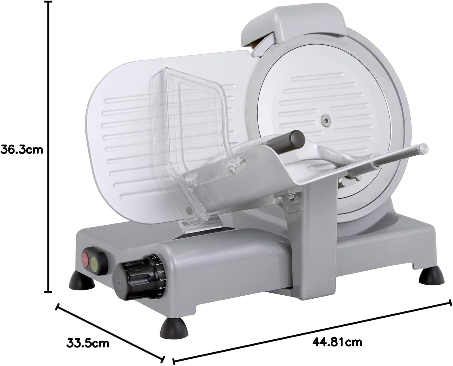 90018 Luxury 22 GS, feliator electric, aluminiu, argintiu/negru Rasnite si Feliatoare Naty Shop