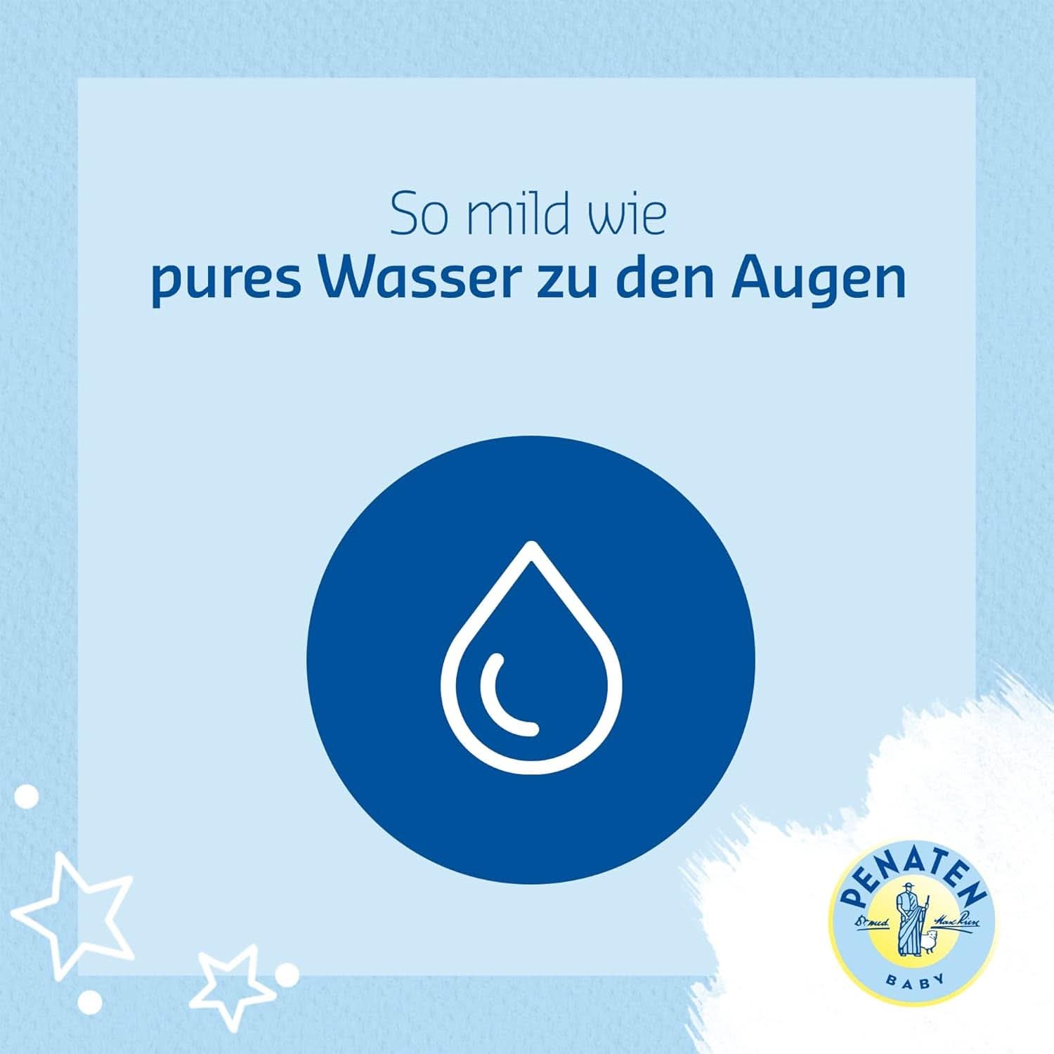 PENATEN Wasch- und Duschcreme (400 ml), Duschgel und Shampoo für Babys, formuliert ohne Parabene und Farbstoffe. Mutter und Kind Naty Shop