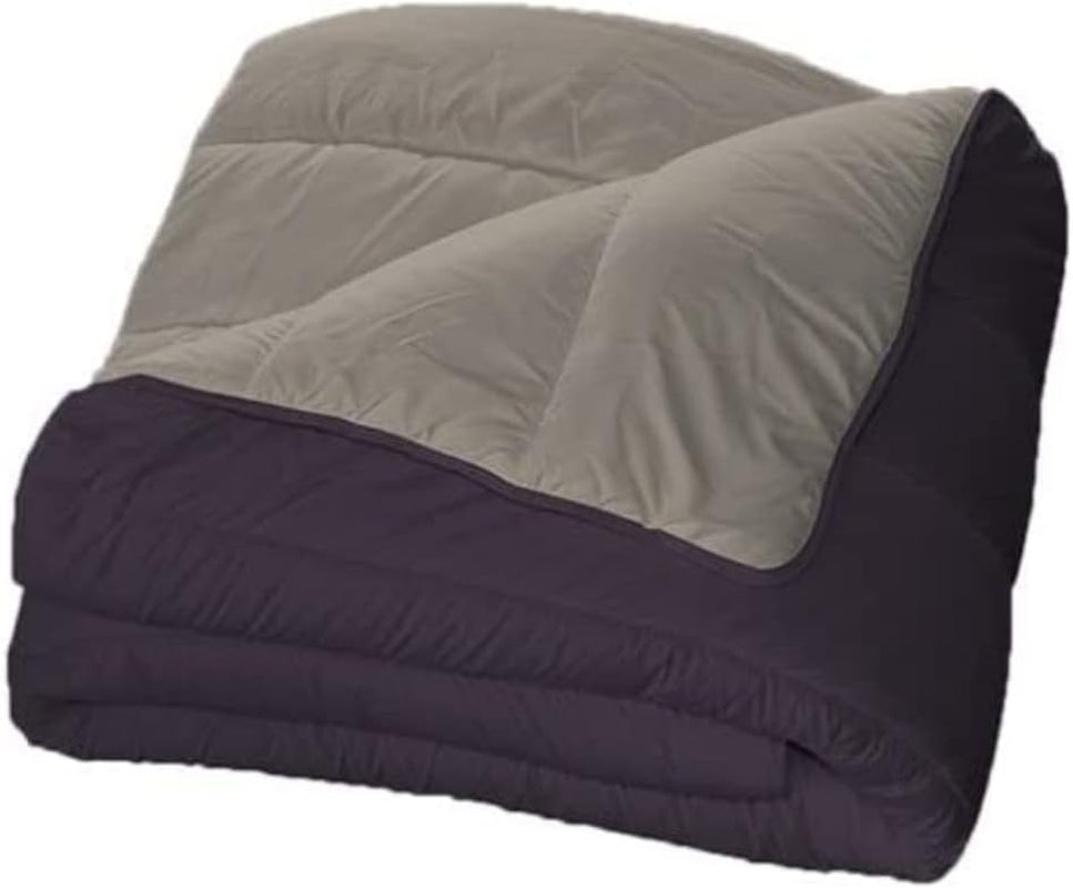 Bleu Câlin zweifarbige Wendedecke für 2 Personen, Mikrofaser, Burgunderrot/Pfeffer, 220 x 240 cm. Steppdecken und Steppdecken Naty Shop Mère/Poivre 140 x 200 cm