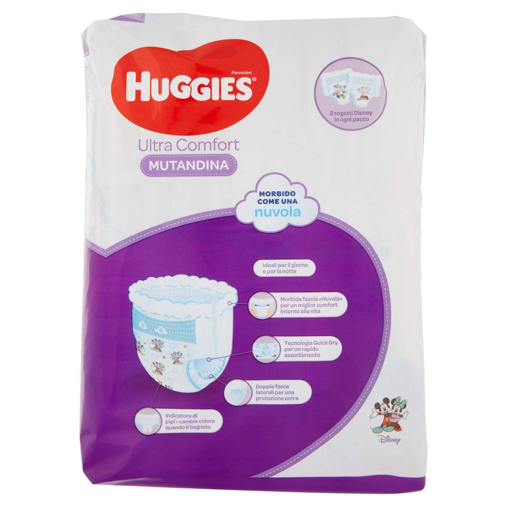 Huggies PANNOLINI Mutandina Scutec de unică folosință, pentru copii/fete, 12 kg, 17 kg, multicolor, 14 bucăți (S)