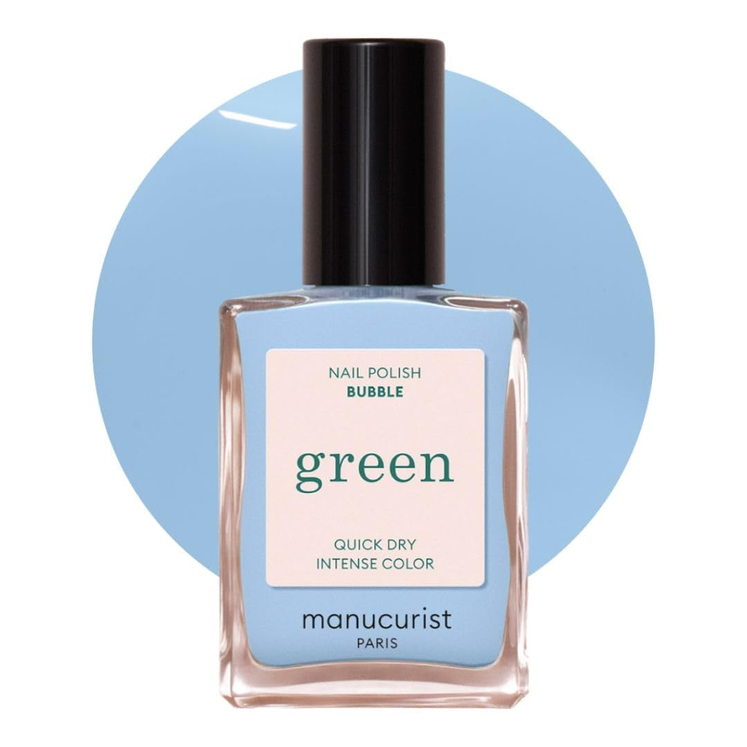 Manucurist Green - Oja Rosy Beige Shell Beige - Oja cu Uscare Rapidă - DIY Nails - Vegană 12-Free - Pe Bază de Plante - Oja - Fabricată în Franța