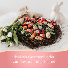 Pachet Variat de Paște Lindt Chocolate LINDOR | 1,2 kg | 2 Ciocolate cu Lapte GOLD BUNNY și 8 Varietăți LINDOR: Ciocolată cu Lapte, Noisette, Neagră, Albă, Neagră 60%, Caramel, Caramel Sărat, Stracciatella | Ciocolată de Paște | Iepurașul de Paște