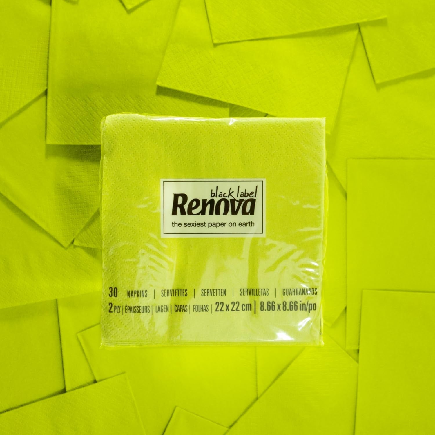Șervețele de hârtie Renova verde cocktail - 30 de șervețele