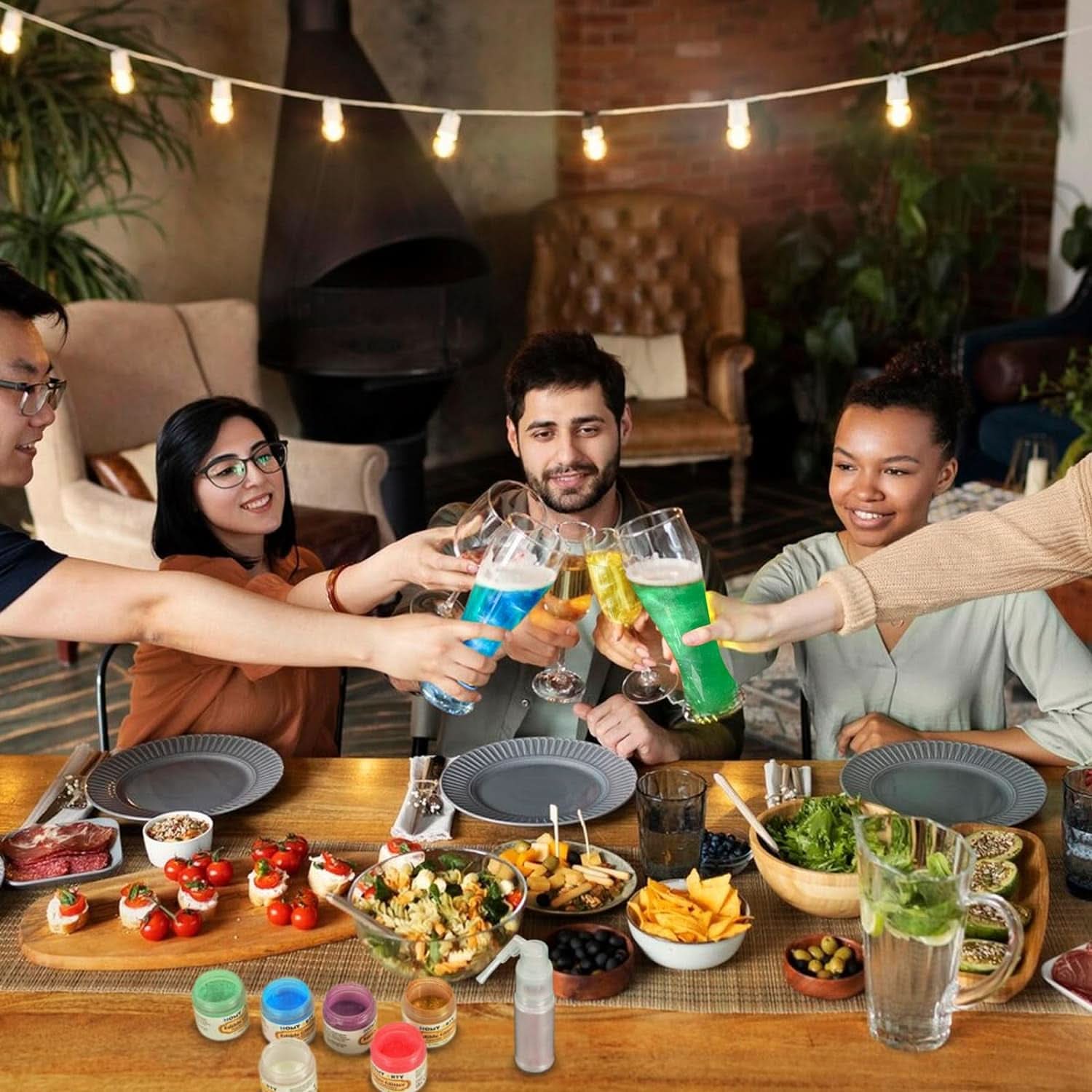 Essbarer Glitzer für Getränke, 4 Gramm Glitter Naty Shop