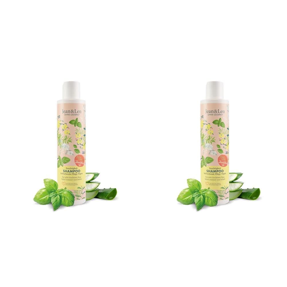 Șampon hidratant Jean & Len Aloe Vera & Busuioc, pentru păr foarte uscat, 300 ml Duș și baie Naty Shop 2 x 300 ml