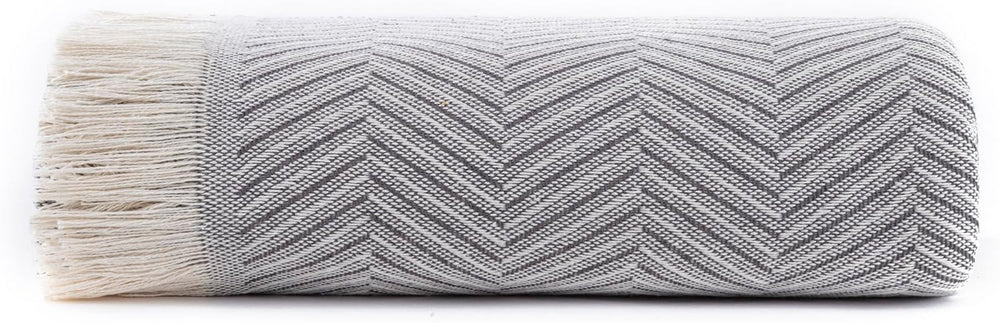 Cuvertură de pat multifuncțională Todocama, cuvertură de pat, cuvertură pentru pat, cuvertură pentru canapea, jarapas, model în formă de heringbone (230 X 260 Cm, bej nisip). Paturi si Cuverturi Besuche den Todocama-Store Gri închis 230 X 260 Cm