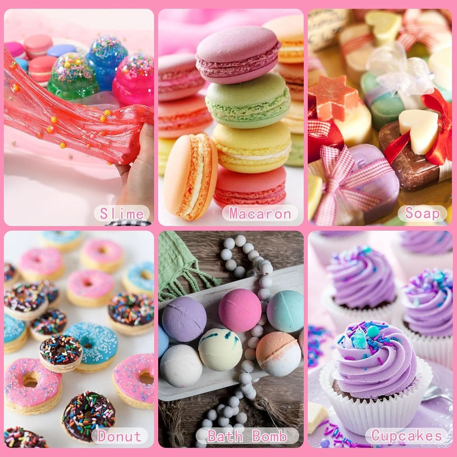 Set 12 coloranti alimentari lichizi, 10 ml Naty Shop