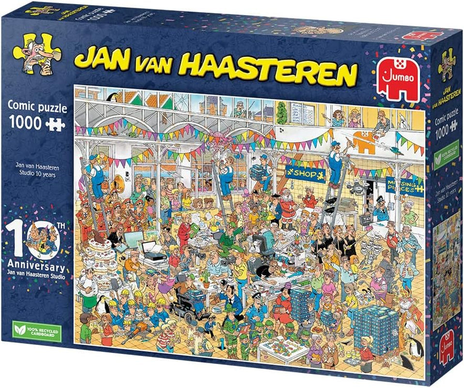 Jan Van Haasteren - Studio 10 Jahre 1000 Teile Puzzle Naty Shop Standardtitel