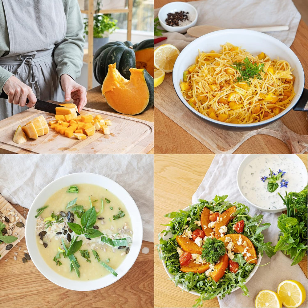 Kürbis Samen Set: 8 Sorten Premium Kürbis Saatgut Für Die Anzucht Von Kürbis Pflanzen Im Garten, Hochbeet Und Gewächshaus – Muskatkürbis Samen, Halloween Kürbis Samen, Beste Gemüse Samen Von Owngrown