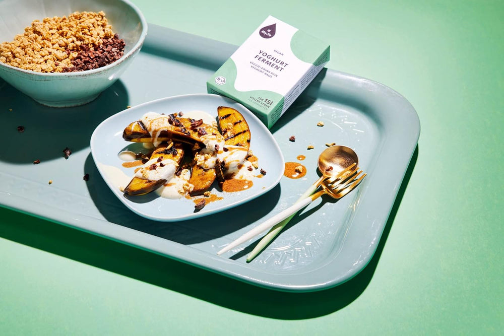 Bio Joghurtferment Vegan – 6x5g – Starterkulturen für 30L pflanzlichen Joghurt – ohne tierische Zusätze – DE-ÖKO-013 zertifiziert