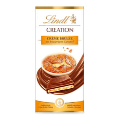 Lindt Schokolade Creation Crème Brûlée Tafel | Crème Brûlée Füllung Mit Knusprigem Karamell, Umhüllt Von Feinster Vollmilch-Schokolade | Schokoladentafel | Schokoladengeschenk, 150G Naty Shop Standardtitel