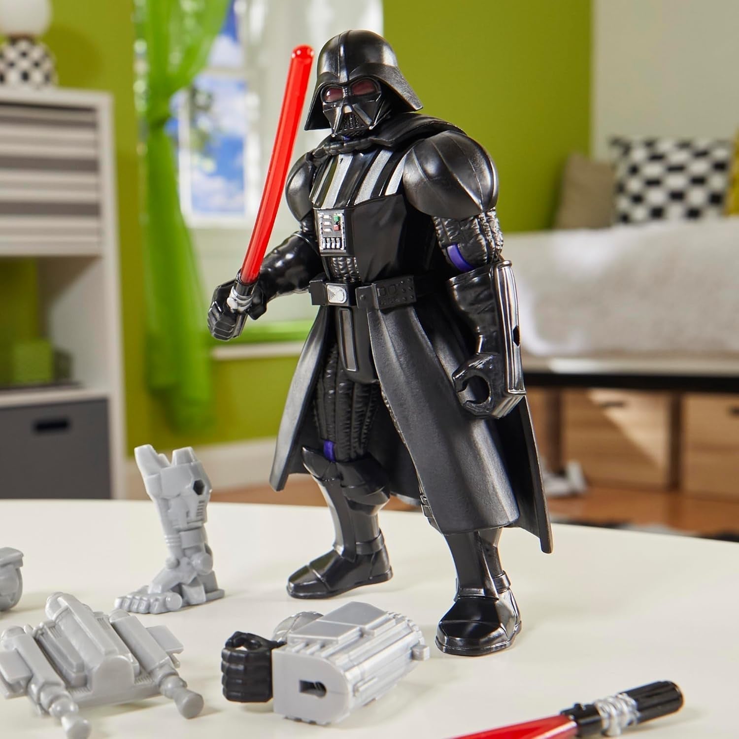 Star Wars Mixmashers Darth Vader Anpassbare Mix-and-Match-Deluxe-Actionfiguren und Zubehör Actionfiguren Naty Shop
