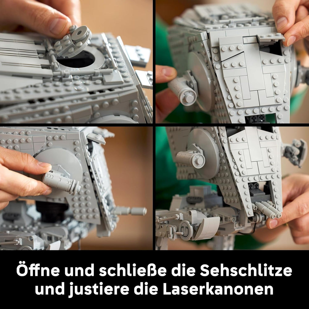 LEGO Star Wars AT-ST Kampfläufer - Bauset für Erwachsene - UCS Modell zum Ausstellen mit Minifigur & Informationstafel - Sammlerstück & Geschenk für Fans - 75417