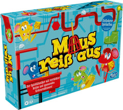 Mouse Run Away, ein Familienspiel für 2 bis 4 Spieler, ein klassisches Multiplayer-Brettspiel mit einfachem Aufbau für Kinder ab 6 Jahren, ein Familienbrettspiel