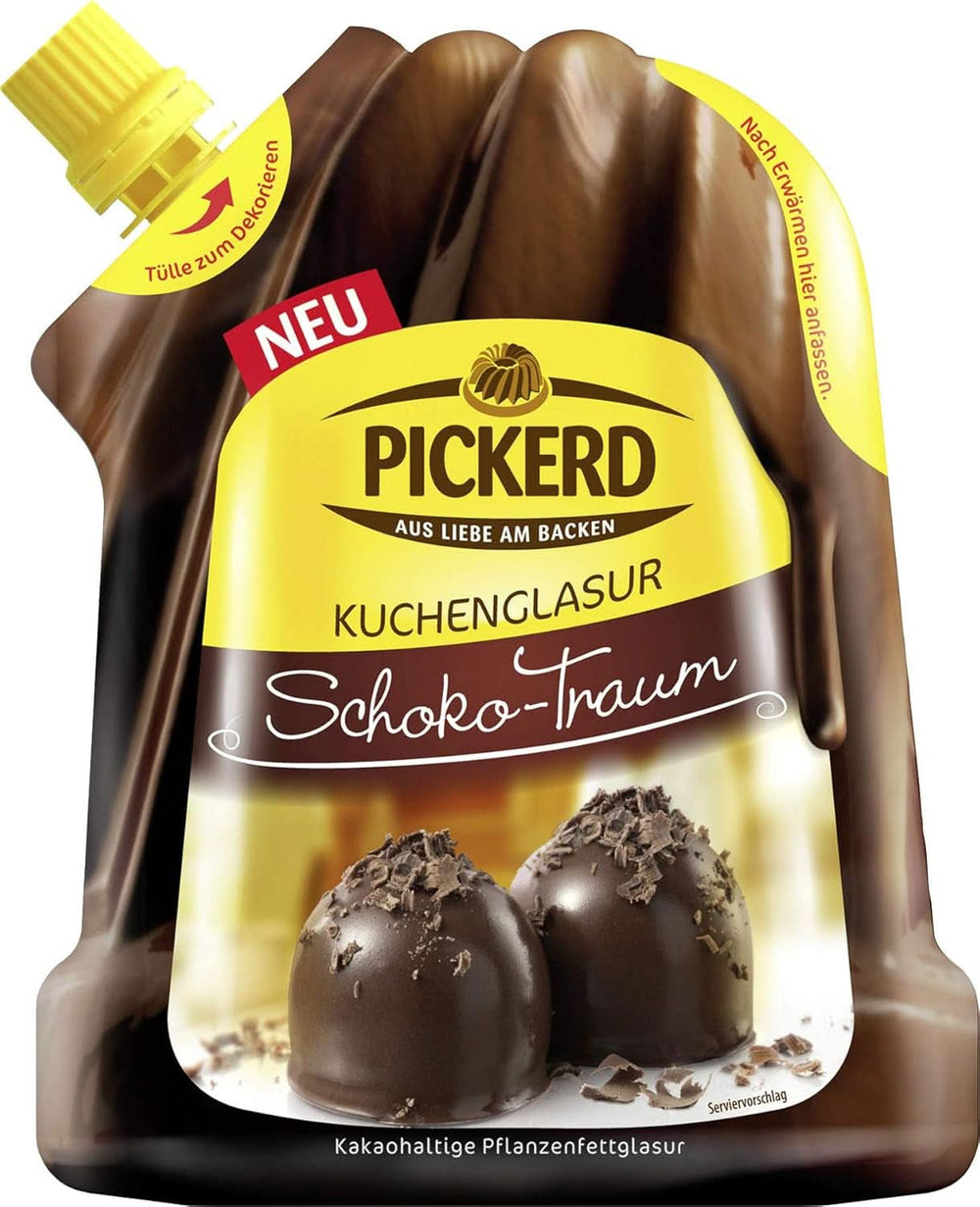 Schokoladenglasur für Kuchen, Dream, 125 Gramm Glasuren und Dekor Naty Shop