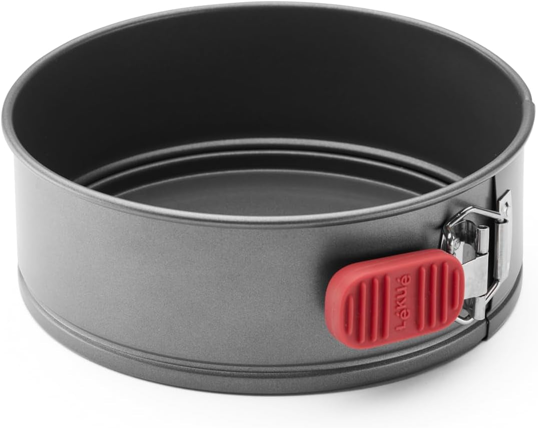 Lékué Muffin-Backform, Antihaftbeschichte, Metall, 6 Muldenformen und Backbleche Naty Shop Runde 20 cm