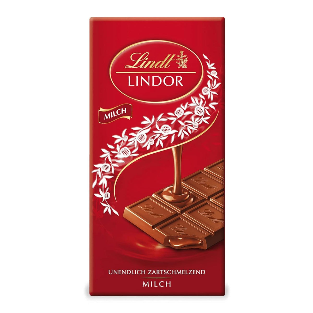 Lindt LINDOR Milchschokolade, 100 Gramm Pralinen Naty Shop Standardtitel