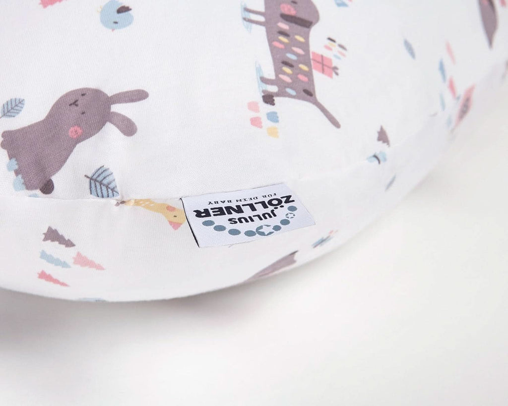 Julius Zöllner pernă de alăptare din jersey aprox. 190 cm | umplutură 42 litri microperle Eps | Fabricat în Germania | capac din jersey 100% bumbac Accesorii Hrana si Alaptare Bebe Naty Shop