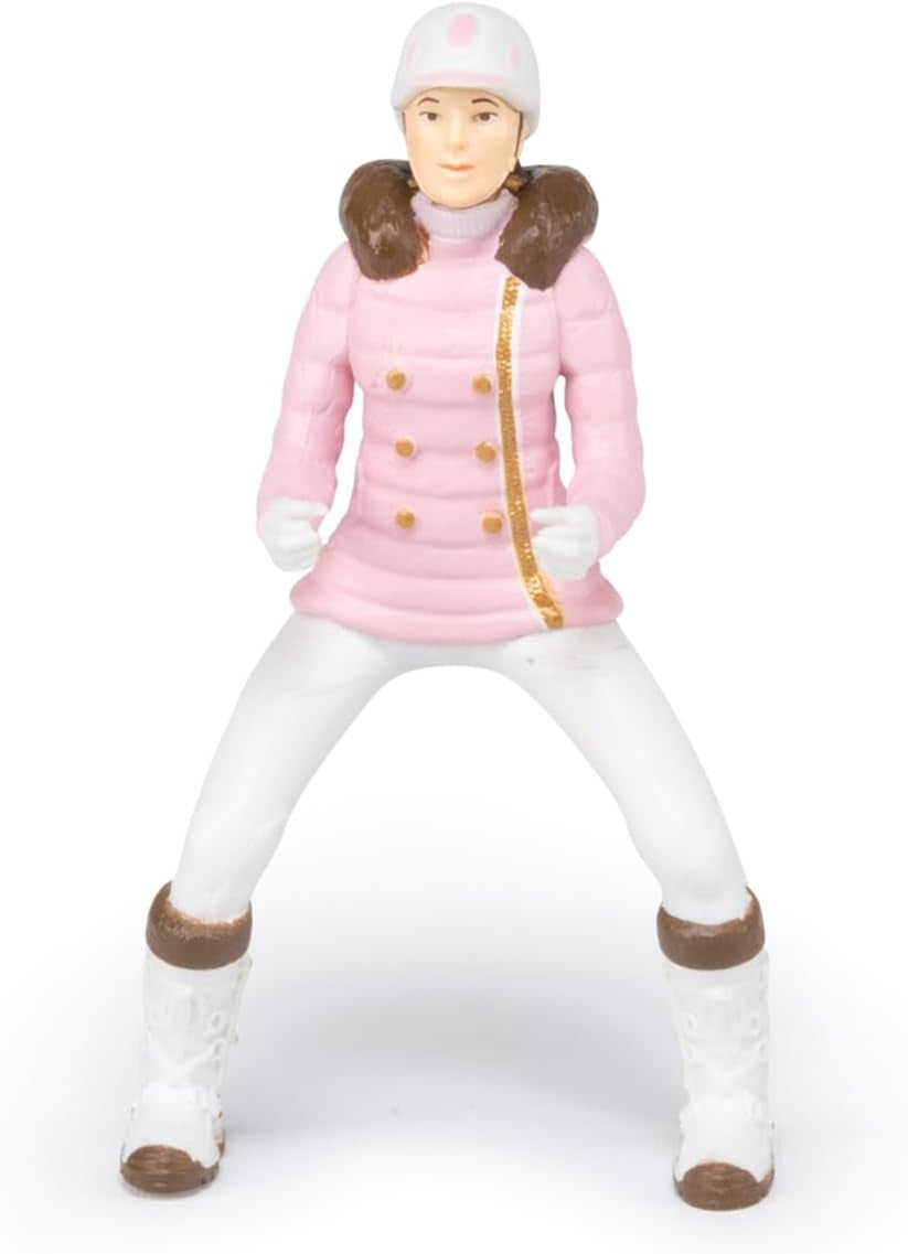 PAPO - Pferdefigur - Rider Fashion Winter, Leidenschaft fürs Reiten, Spielzeug für Kinder ab 3 Jahren. Naty Shop Actionfiguren
