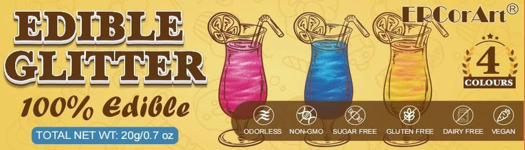 Glitter comestibil, 5 grame Glitter Naty Shop