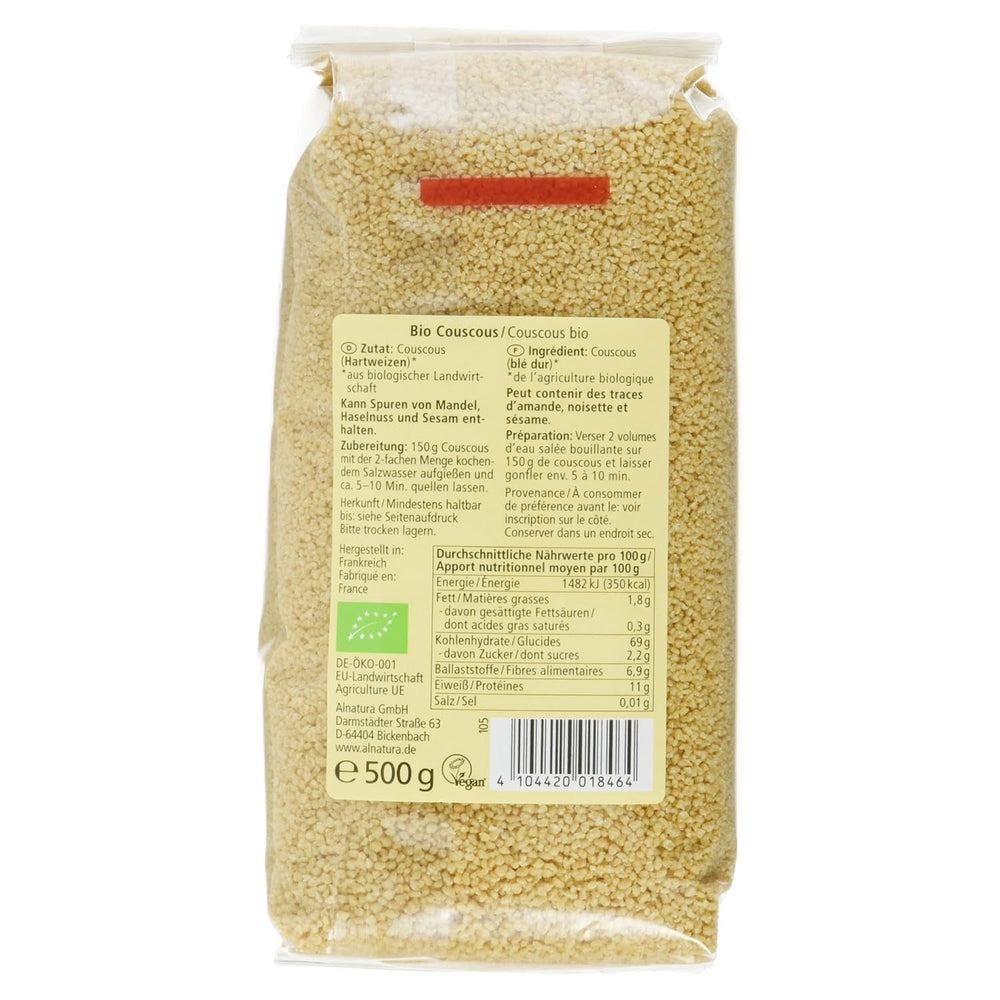 Cuscus din cereale organice, 500g