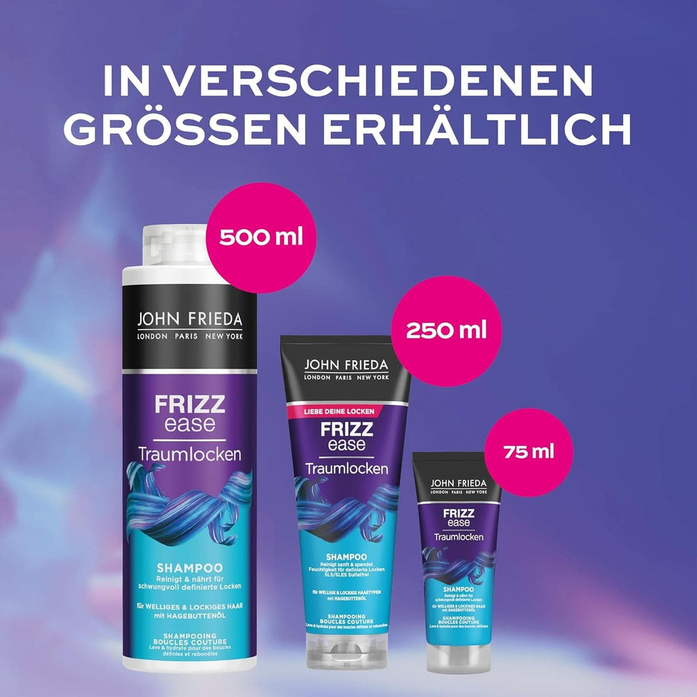 John Frieda Frizz Ease Dream Curls Shampoo, 250 ml Duș și baie Naty Shop