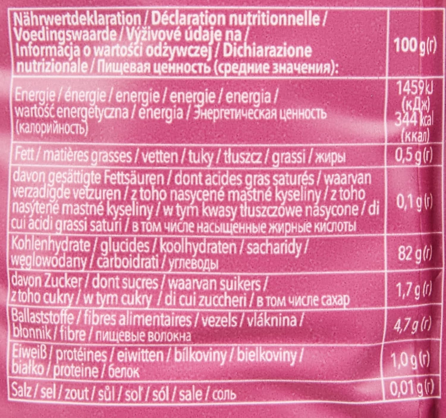 Mehl "Farine" - Basismehlmischung Glutenfrei 1Kg, 10Er Pack Amestec pentru copt si gatit Naty Shop