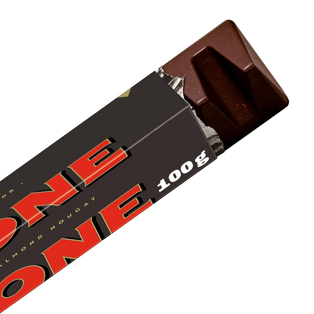 Toblerone Dark 20 x 100 Gramm, dunkle Schweizer Schokolade mit Honig und Mandelnougat Naty Shop Schokoladenbonbons