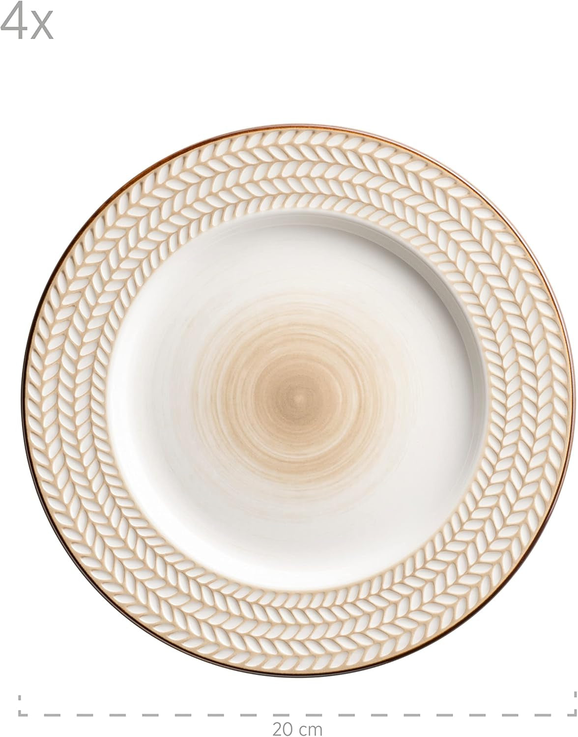 MÄSER 931941 Seria Prospero, serviciu de cafea modern din 12 piese (4 persoane) în stil vintage Seturi vesela masa Naty Shop