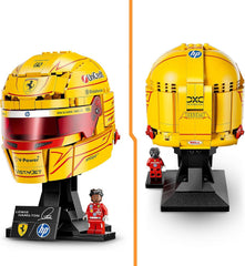 LEGO Editions Scuderia Ferrari HP Lewis Hamilton Helm - F1 Merchandise - Ausstellungsmodell Bausatz mit sammelbarer Minifigur - Geschenk für Jungen ab 14 Jahren und Erwachsene Motorsportfans - 43022