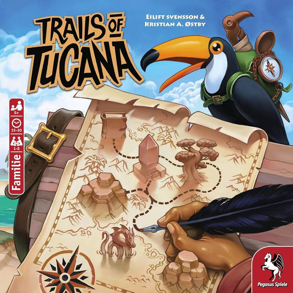 Pegasus Spiele 53150G - Traseele Tucanei, Alb, M