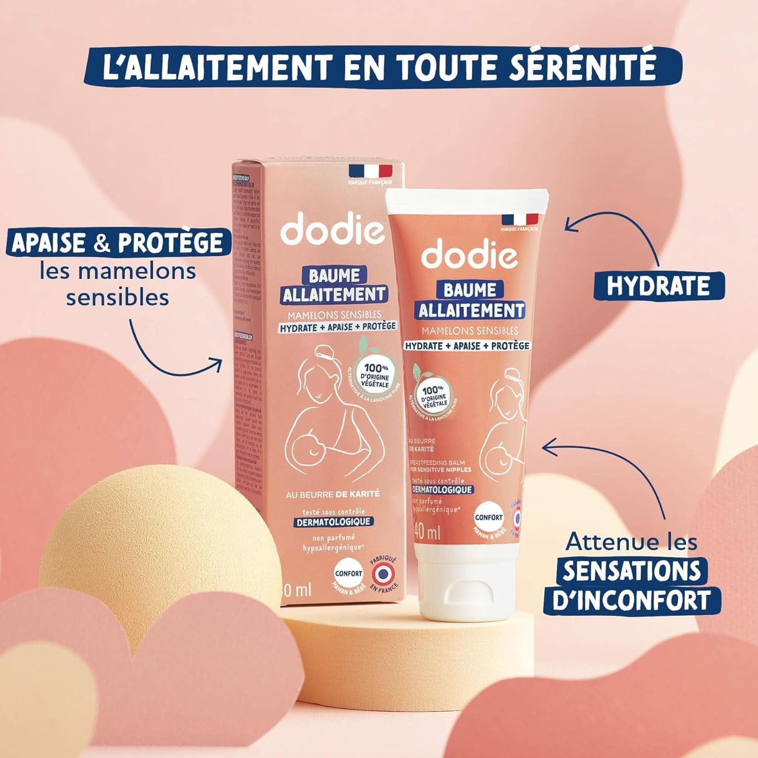 Cremă pentru mameloane cu lanolină vegetală, 40 ml Accesorii Hrana si Alaptare Bebe Naty Shop