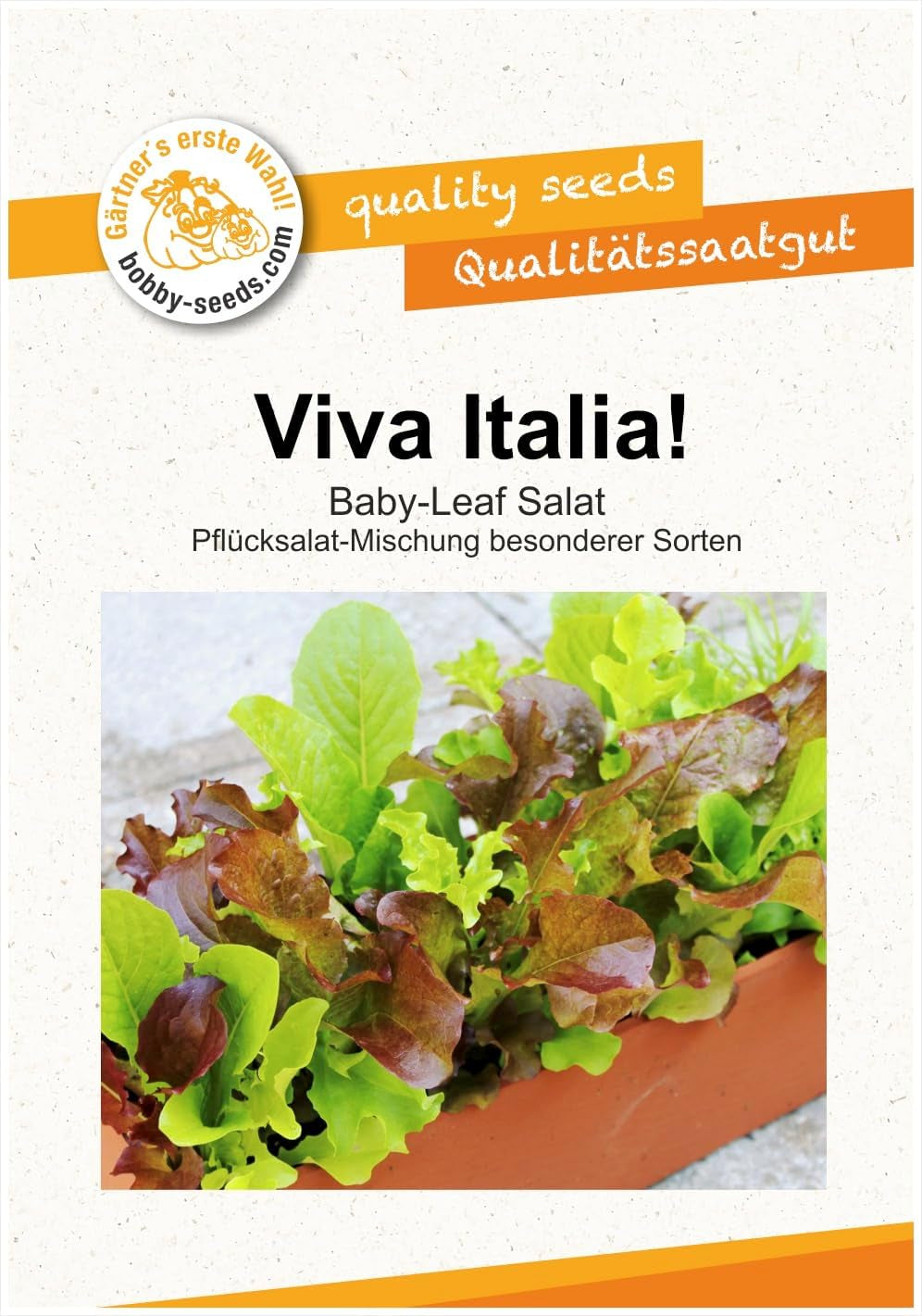 Baby Leaf BIO Salatsamen Von Bobby-Seeds Portion