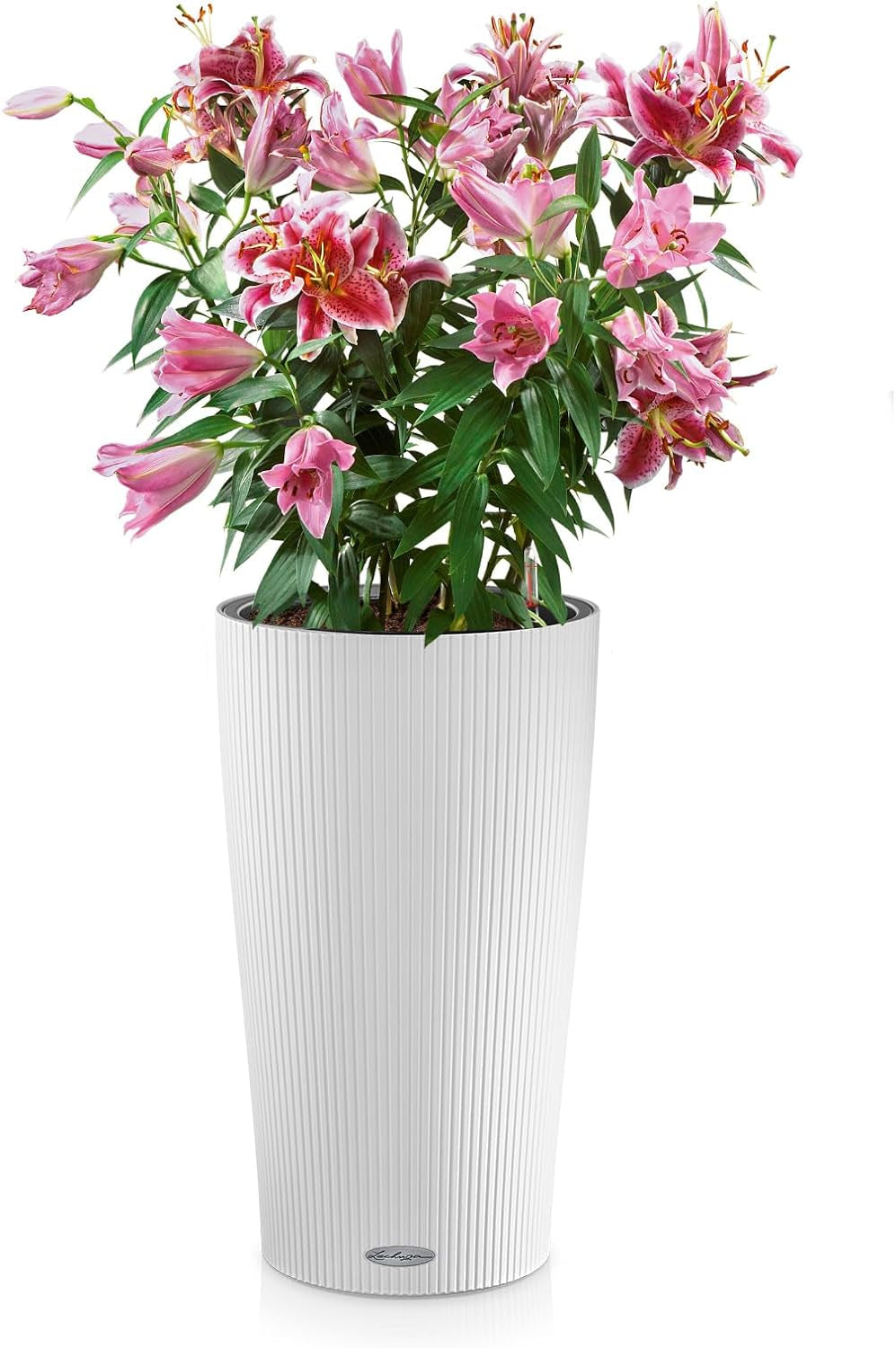 Ghiveci Lechuza 13950, Alb, 32x32x56 cm