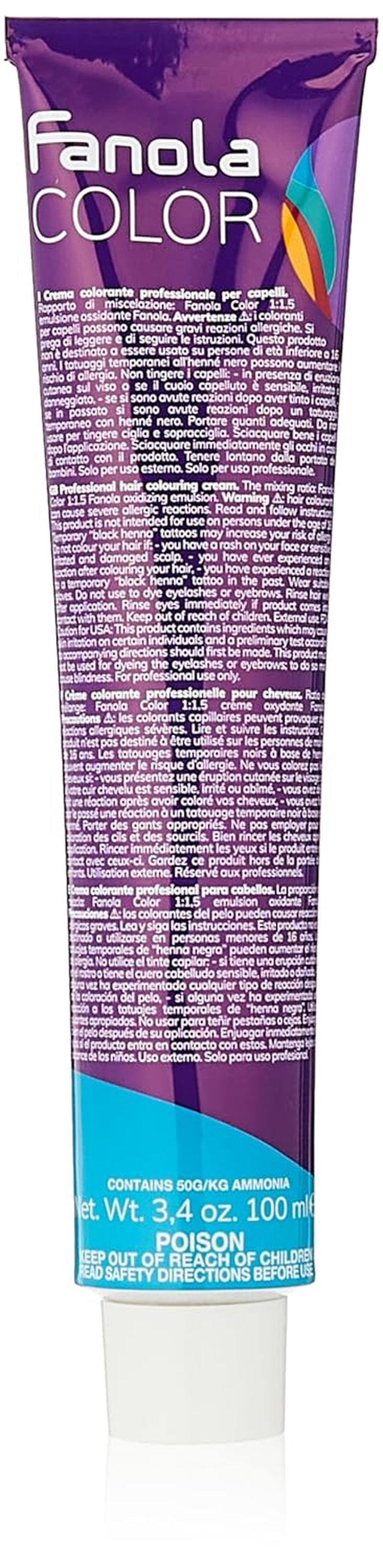 Fanola crema colore Cremă colorantă 7.0 Blond, 100 ml