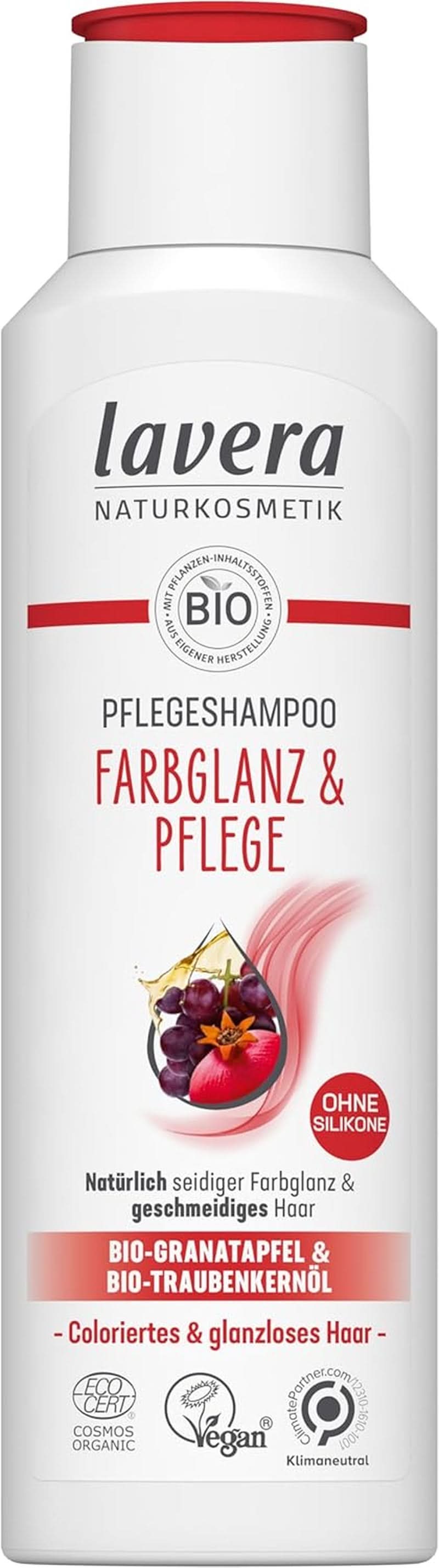 Lavera Pflegeshampoo Farbglanz & Pflege, vegan, 250 ml Dusche und Bad Naty Shop