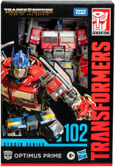 Transformers Studio Series Voyager Class Rise of the Beasts 102 Optimus Prime Actionfigur Rot Weiß Blau Actionfiguren Naty Shop