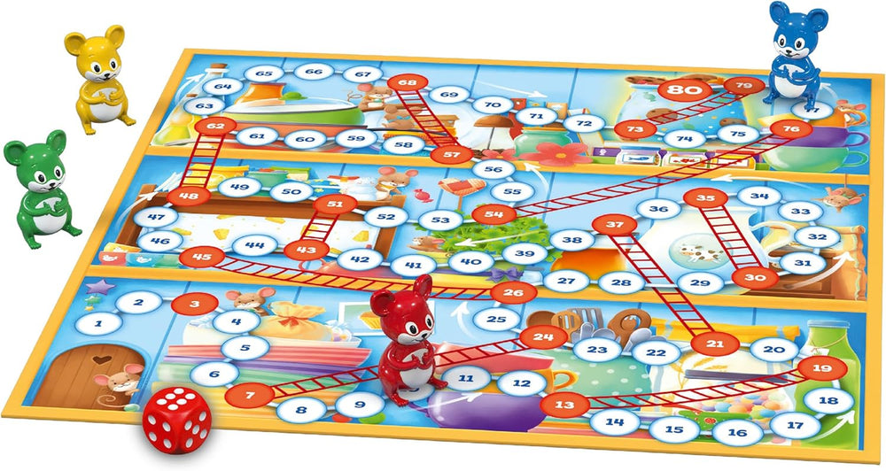 Schmidt Spiele 40553 Großes Leiterspiel, Spiel für Kinder, 52 x 36 cm