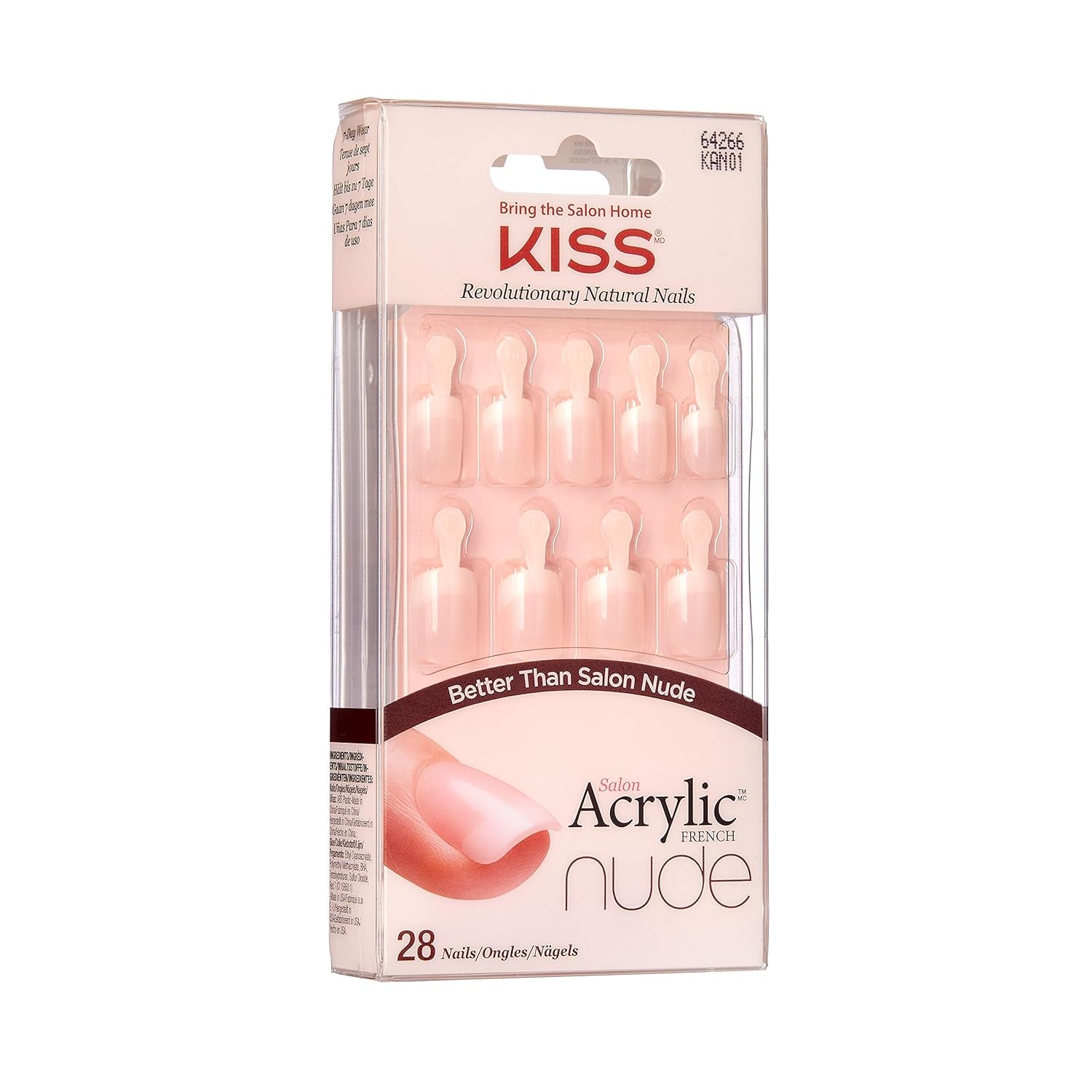 Kiss Nude Nails Cashmere & Nude Nails Unghii uimitoare