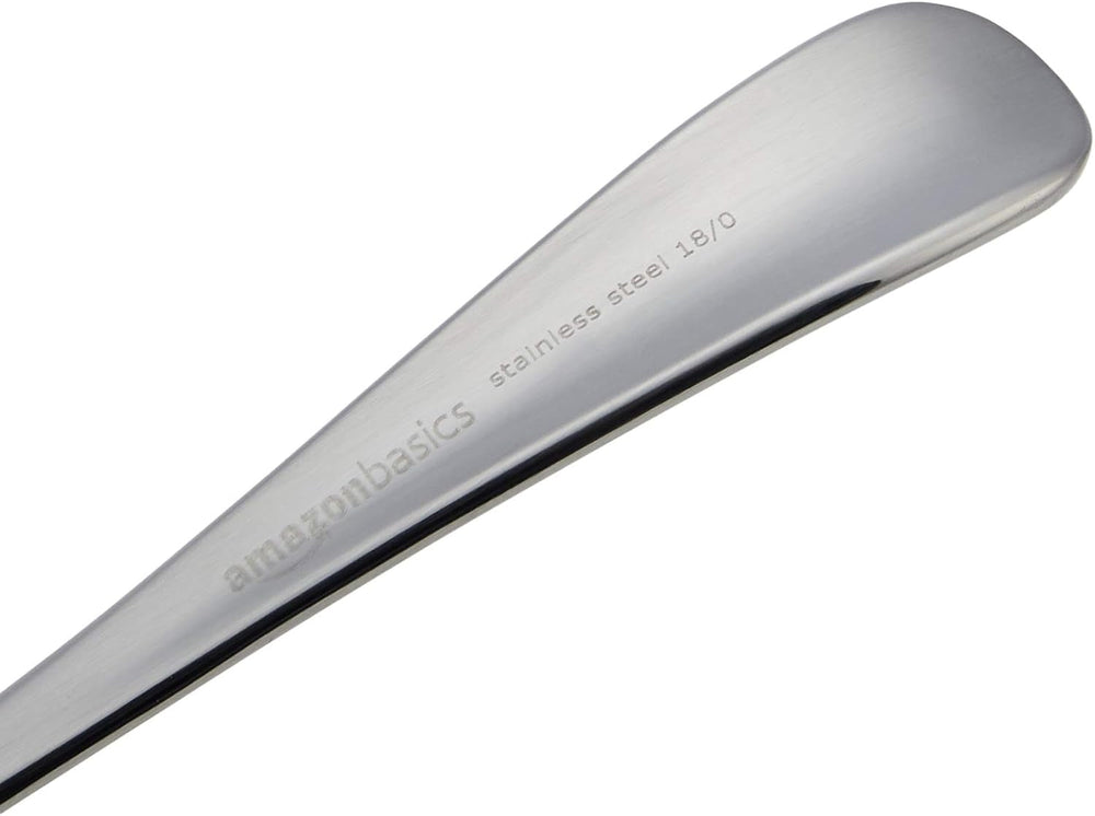 Kaffeelöffel aus Edelstahl, Design mit runden Kanten, 12er-Pack, Silber Naty Shop Kitchen