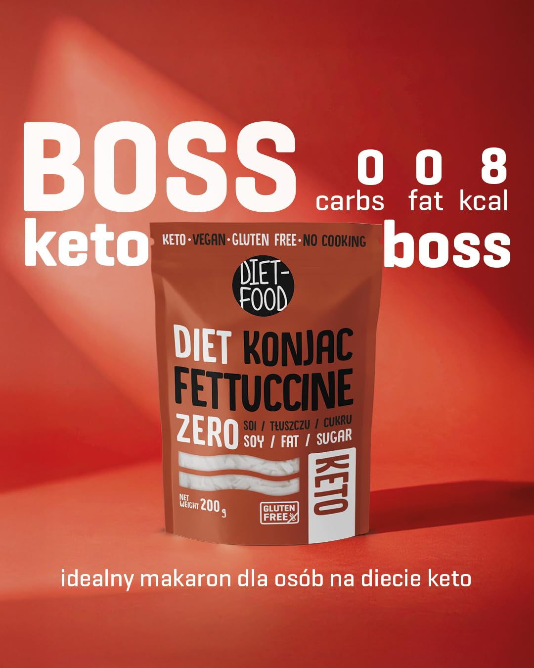 Shirataki-Nudeln DIÄT-FOOD kohlenhydratarme, kalorienarme Konjak-Nudeln, veganes Essen, fettfrei, sojafrei, glutenfrei, wasserlösliche Diätnudeln, kalorienarm, 200 Gramm